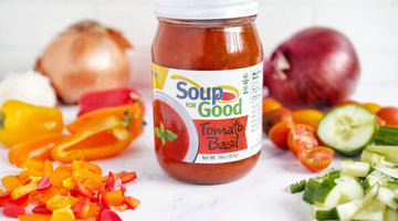 Easy Chilled Gazpacho Soup Recipe (vegetarian, vegan, gluten free recipe)