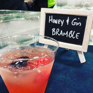 Honey Gin Bramble Cocktail