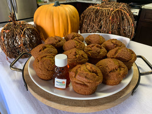 Pumpkin & Spice Honey Muffins