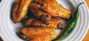 Oven-Baked Honey Serrano Chicken Wings