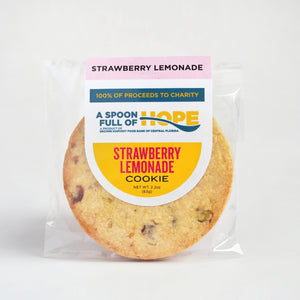 A Spoon Full of Hope Strawberry Lemonade Shortbread Cookie