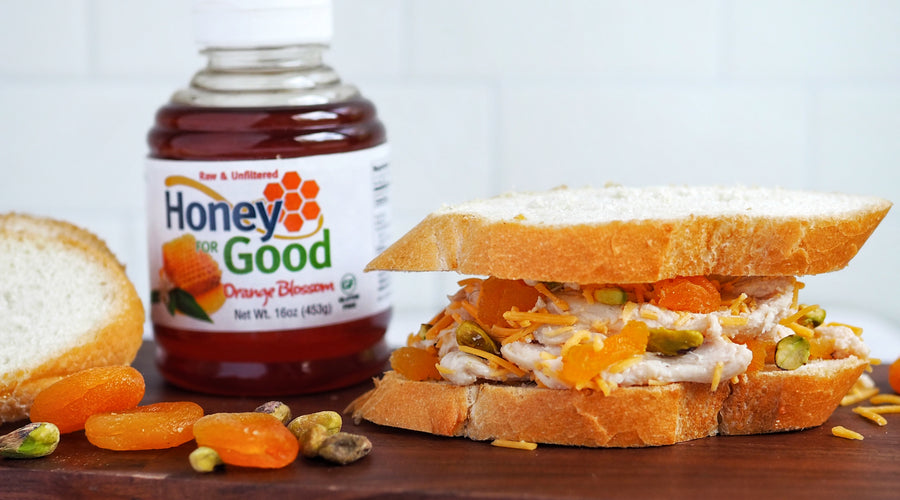 Kenneth Neal's Apricot, Cheddar and Chicken Salad Sandwich