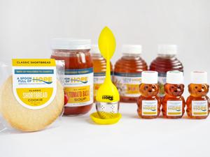 A Spoon Full of Hope products include Shortbread Cookies, Tomato Basil Soup and Local Honey