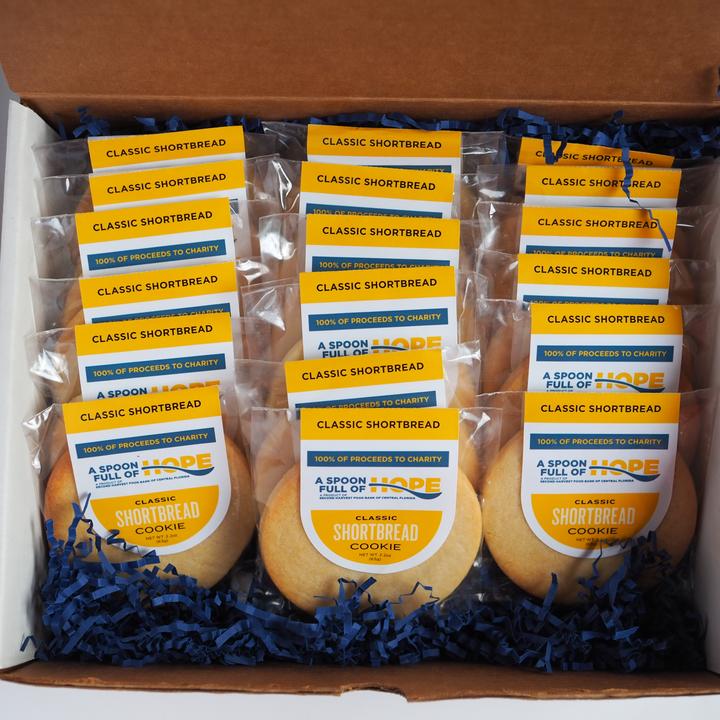 A Spoon Full of Hope Classic Shortbread Cookie Box of 12
