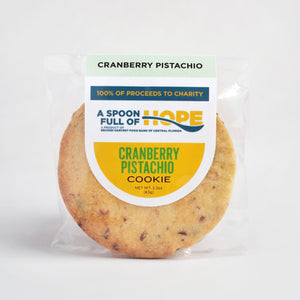 A Spoon Full of Hope Cranberry Pistachio Shortbread Cookie