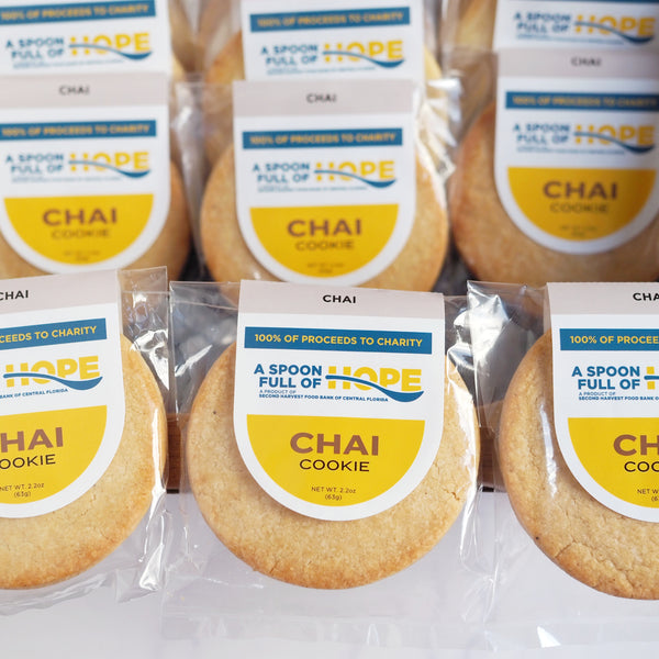 chai shortbread cookie
