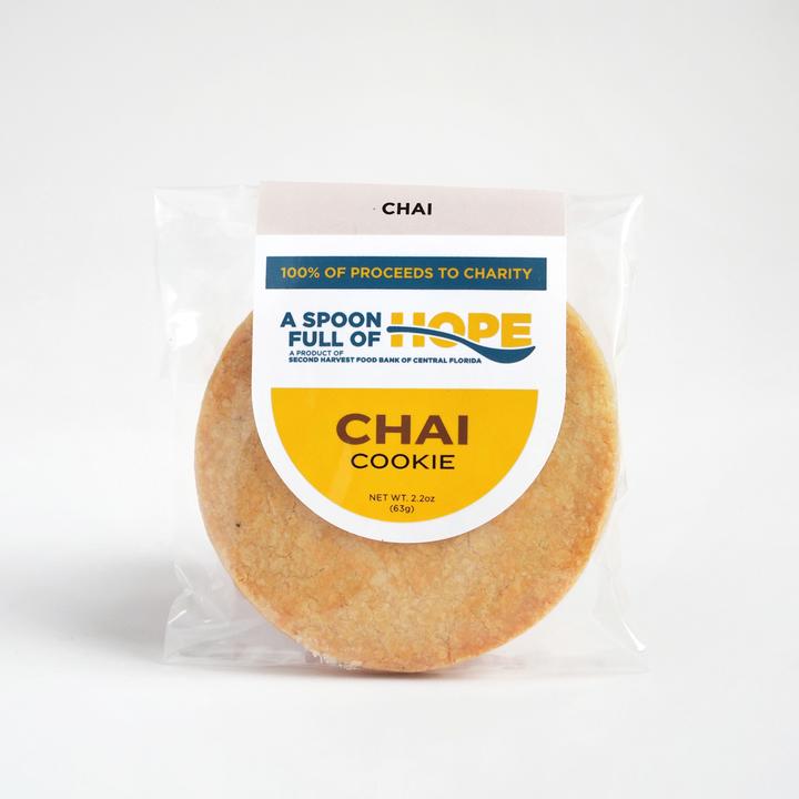 A Spoon Full of Hope Chai Shortbread Cookie