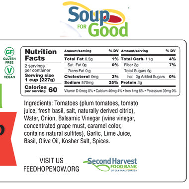 A Spoon Full of Hope Tomato Basil Soup - 16 oz.